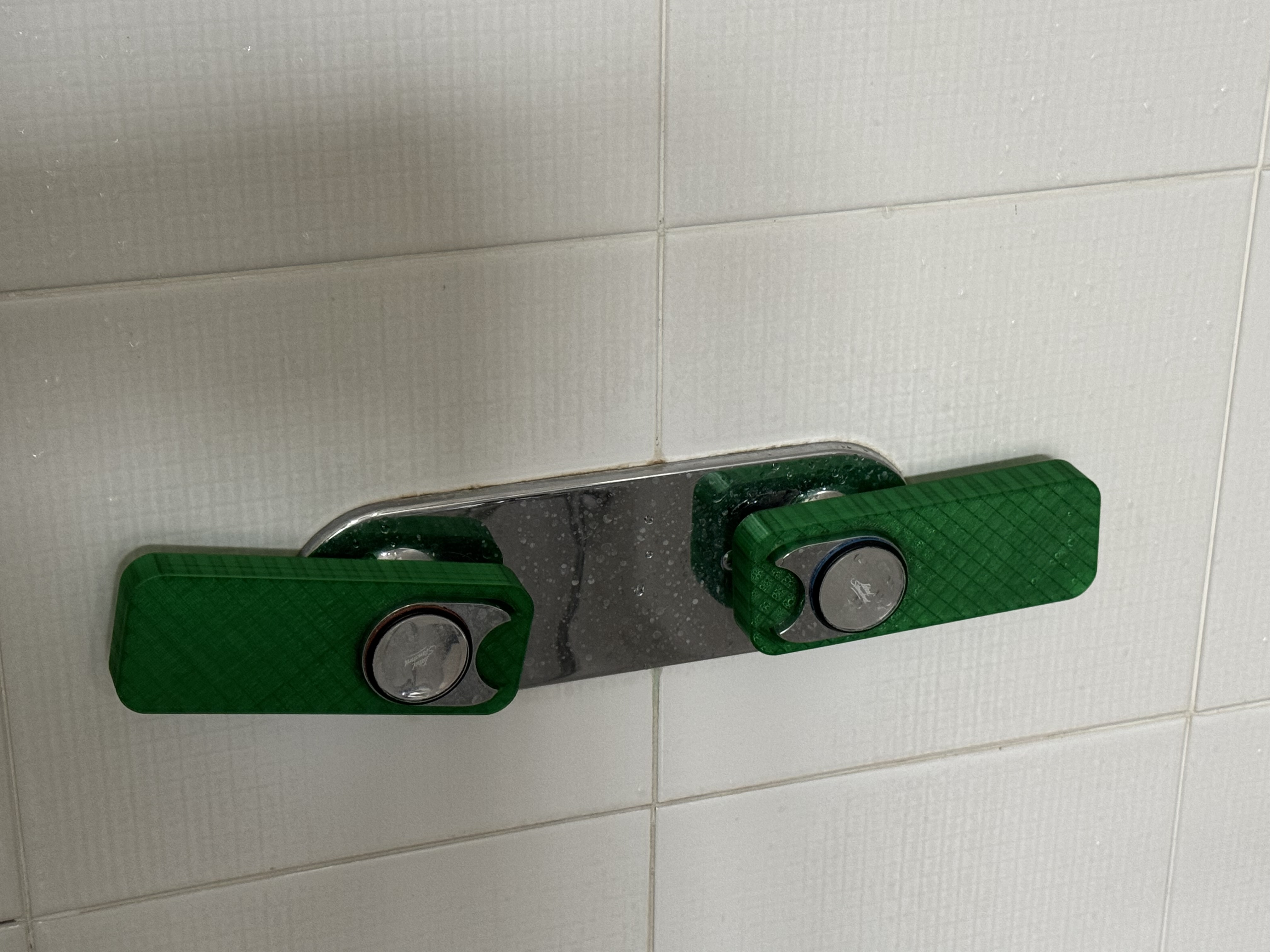 Custom 3D Printed Shower Handles